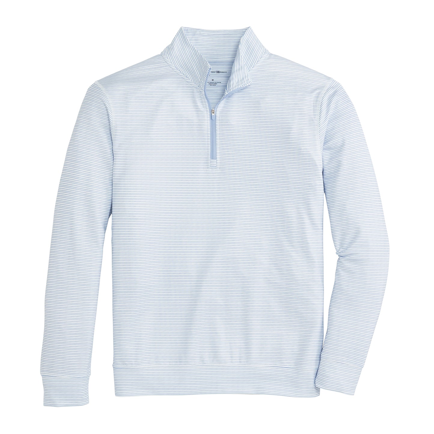 Lake Stripe Printed Performance 1/4 Zip - Clearwater