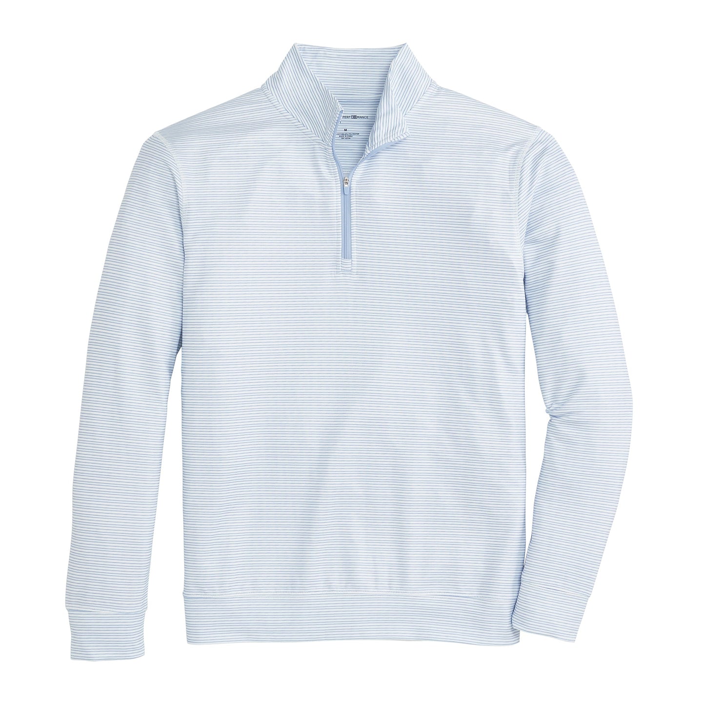 Lake Stripe Printed Performance 1/4 Zip - Clearwater