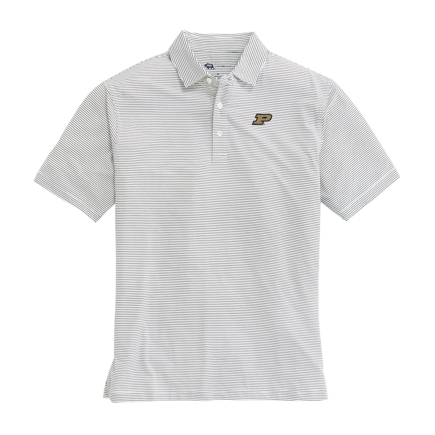 Birdie Stripe Purdue Performance Polo