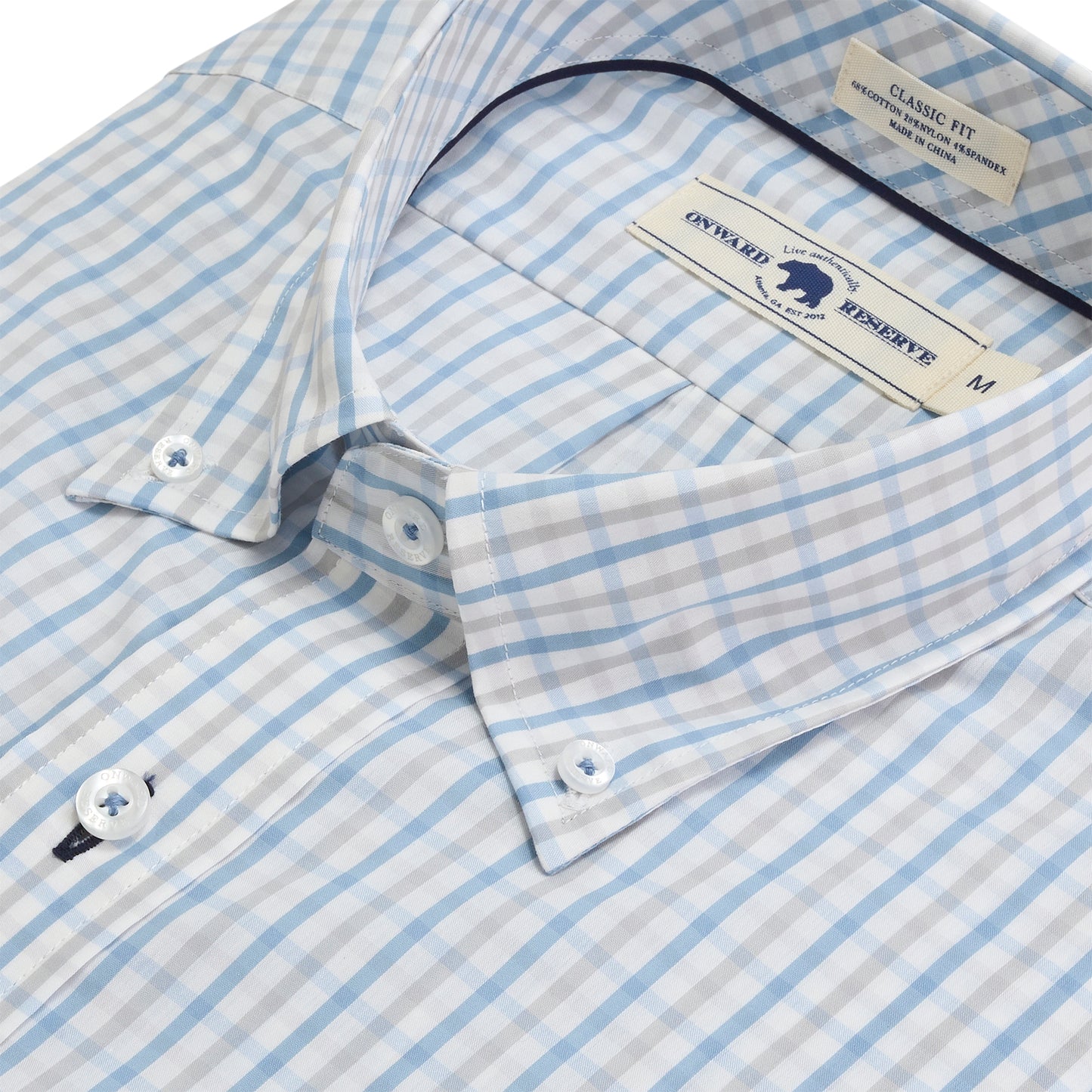 Outboard Classic Fit Quad Shirt - Harbor Mist