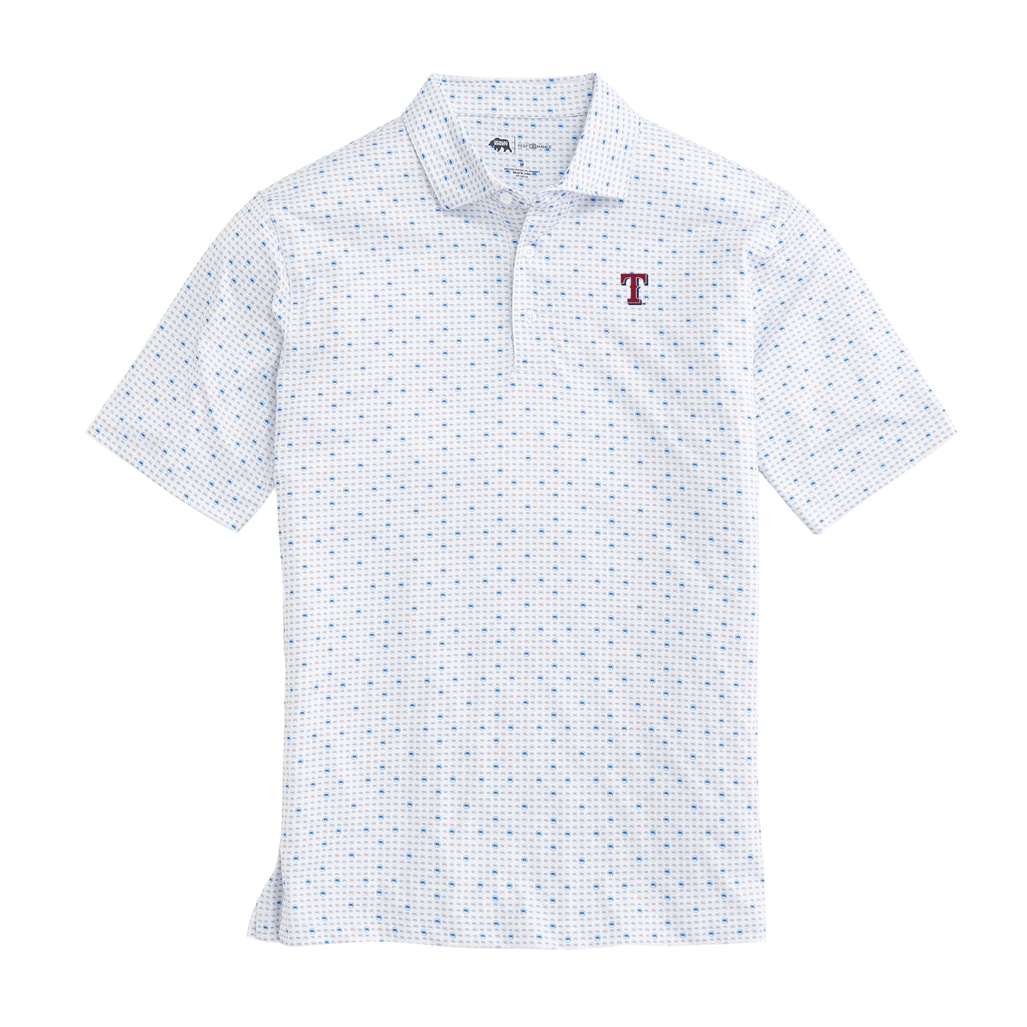 Texas Rangers Tour Logo Printed Performance Polo