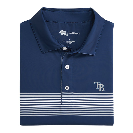 Tampa Bay Rays Prestwick Printed Performance Polo