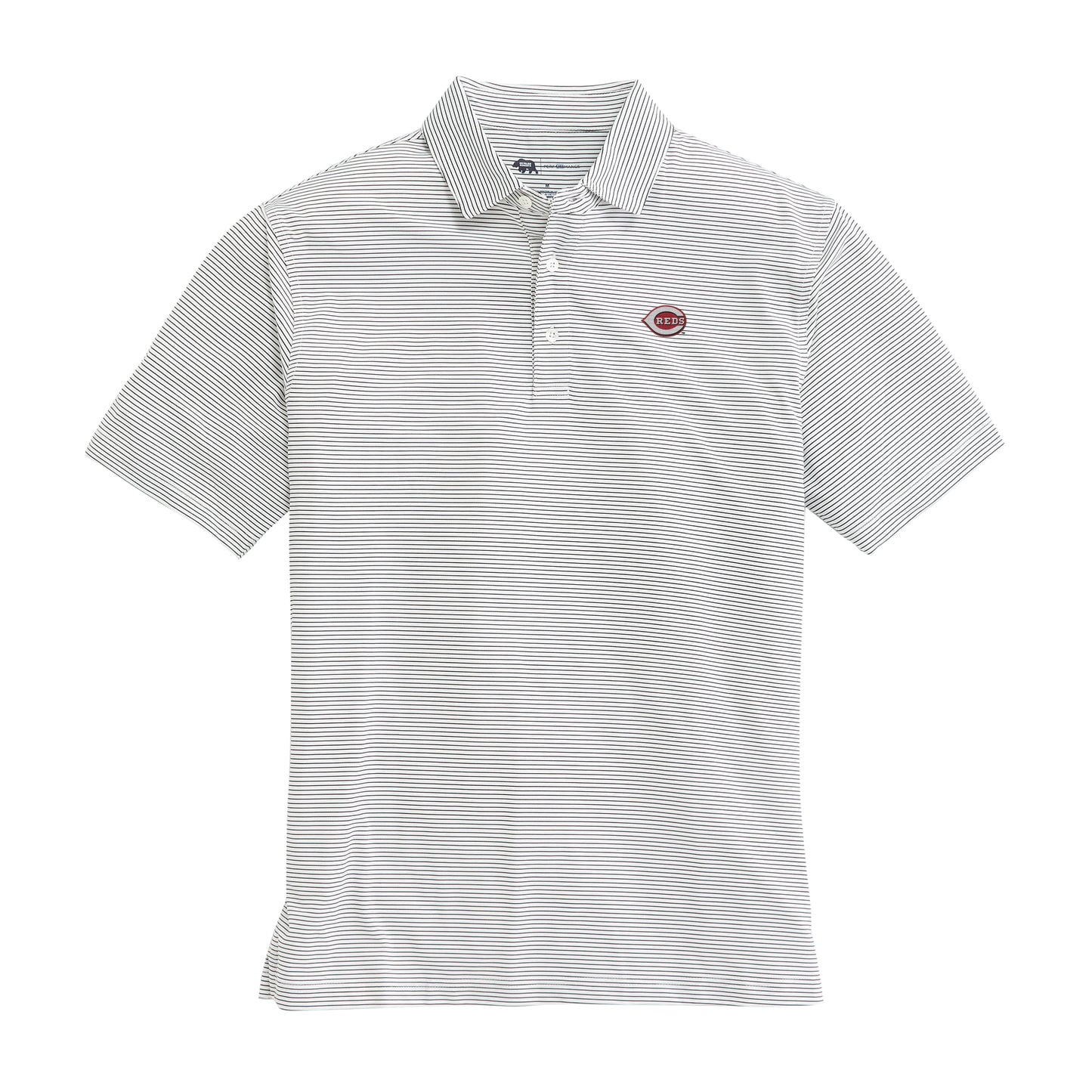 Cincinnati Reds Birdie Stripe Performance Polo