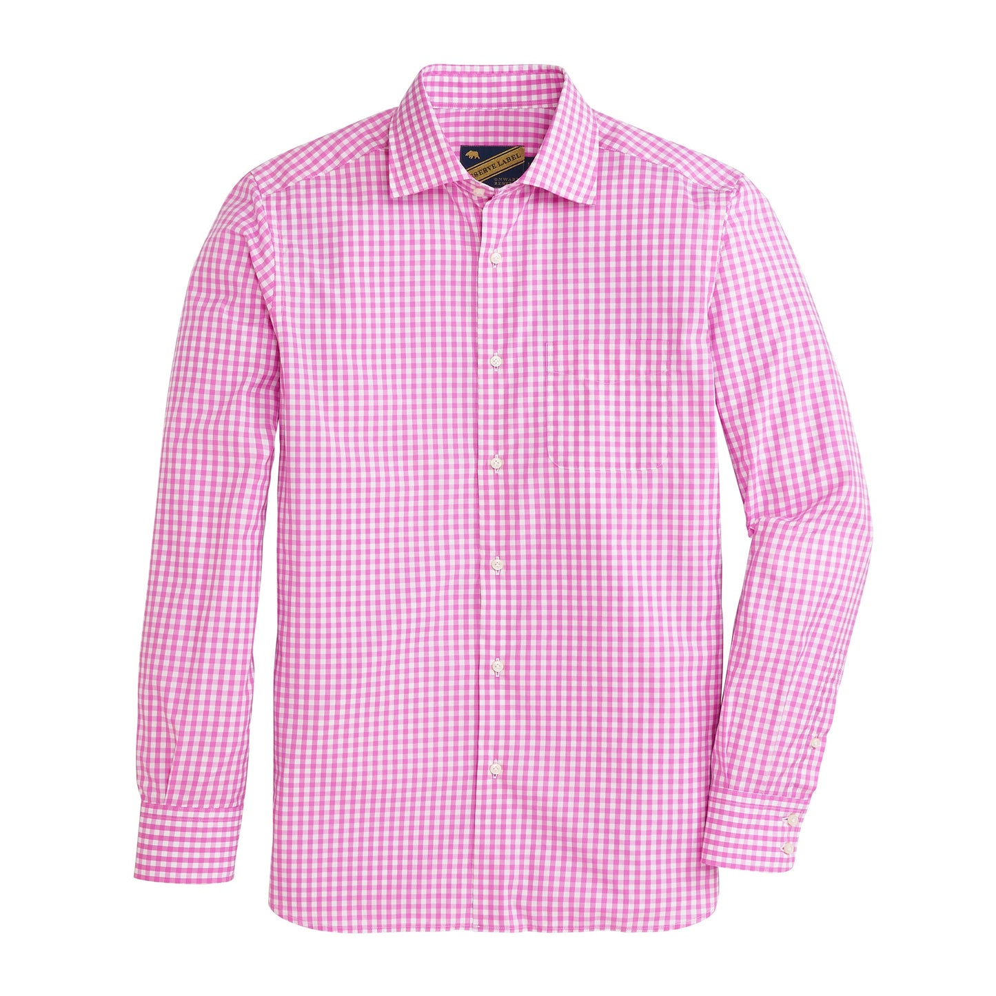 Magnolia Gingham Reserve Spread Collar - Magnolia