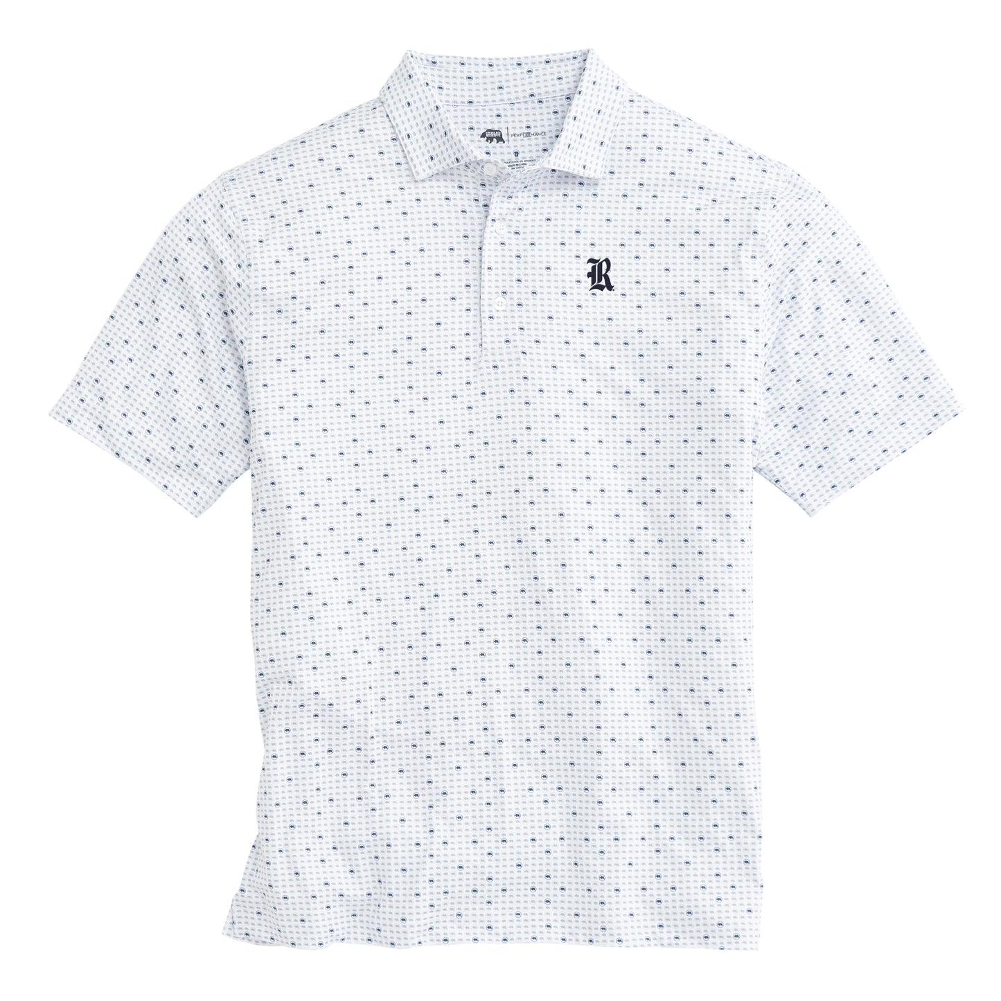 Rice Tour Logo Printed Performance Polo