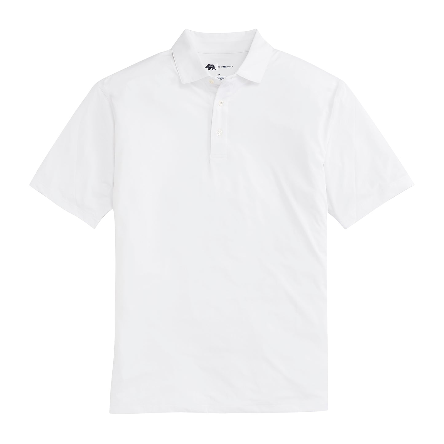 Solid Performance Polo - White