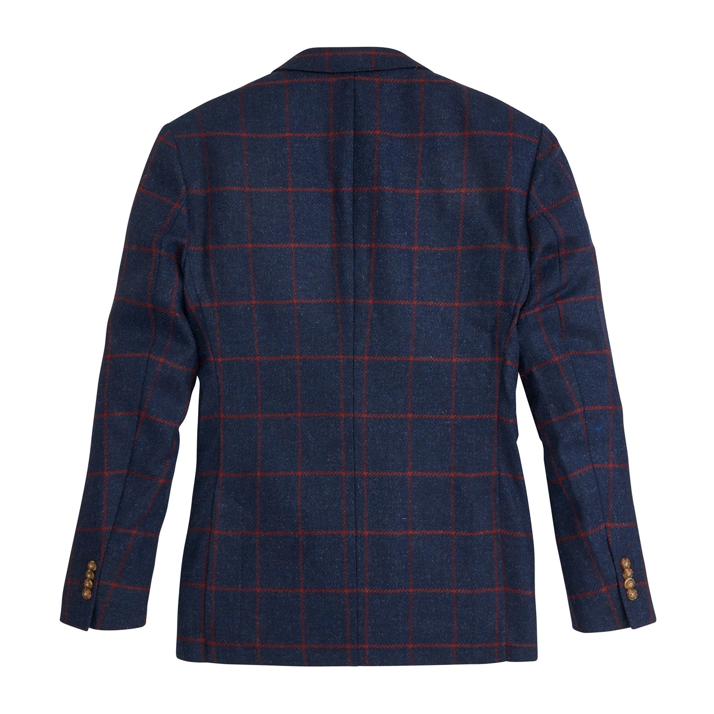 Di Pray Ensign Windowpane Sport Coat - Ensign Blue