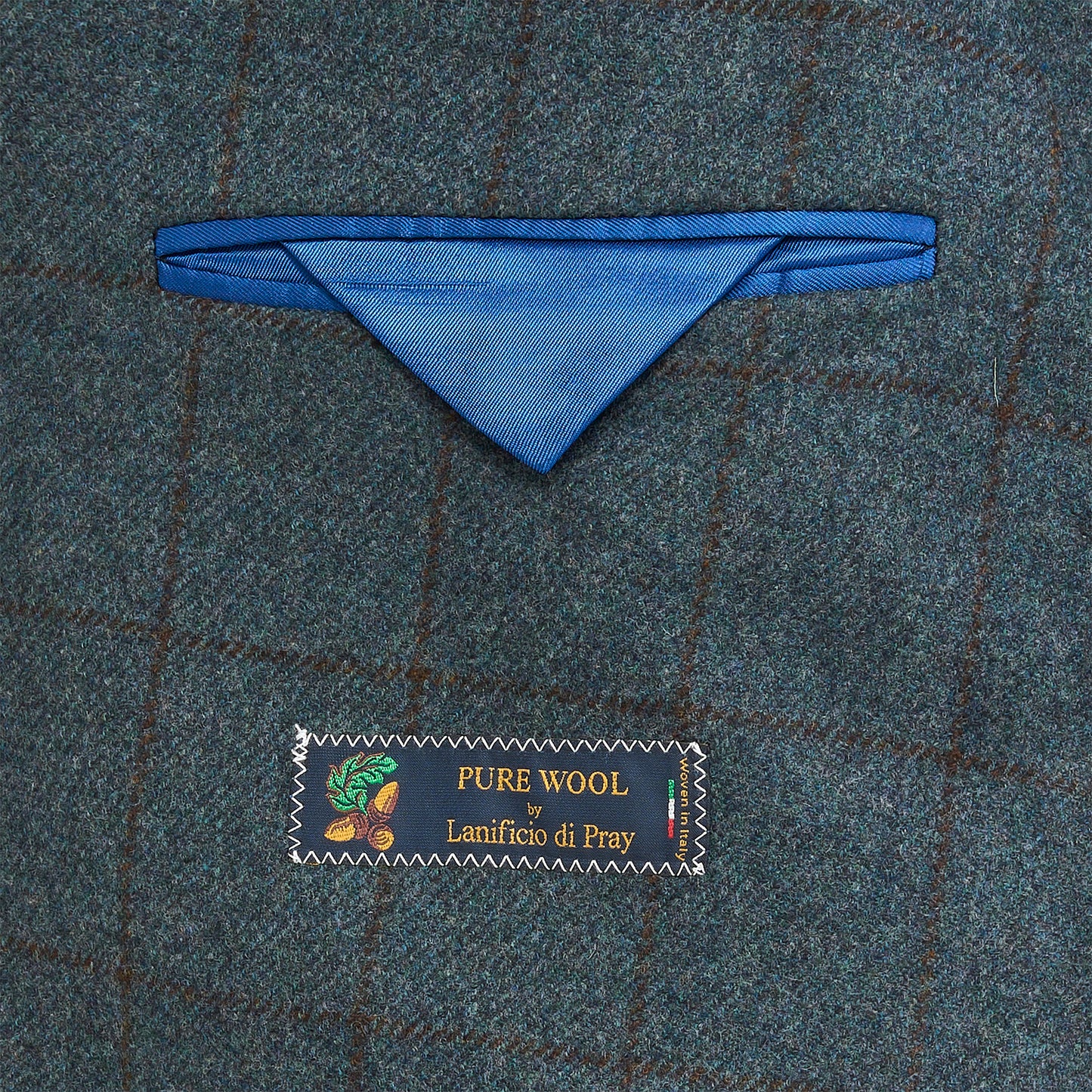 Di Pray Blue Wing Windowpane Sport Coat - Blue Wing Teal