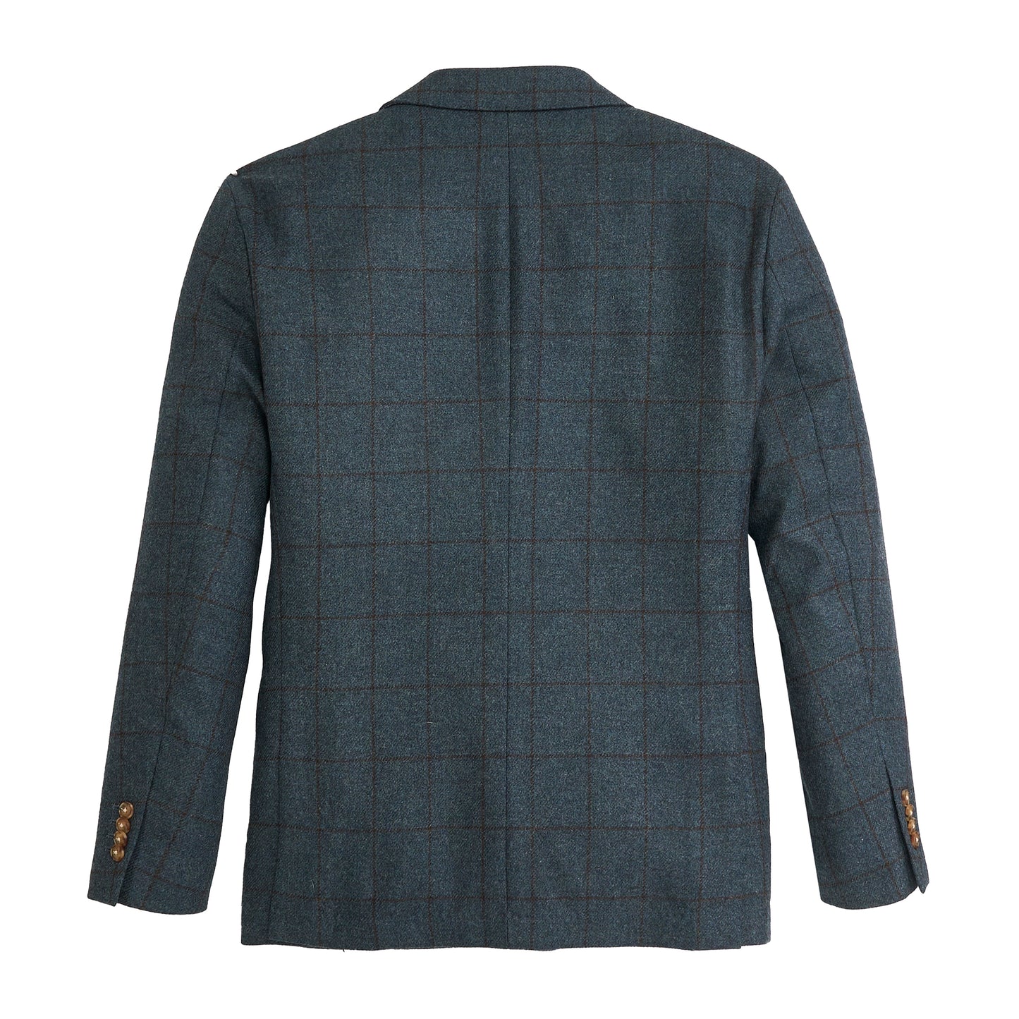 Di Pray Blue Wing Windowpane Sport Coat - Blue Wing Teal