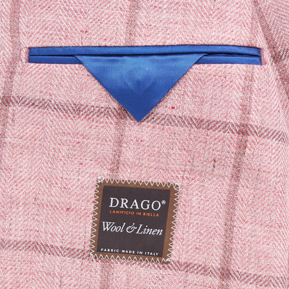 Drago Dusty Cedar Windowpane Sport Coat
