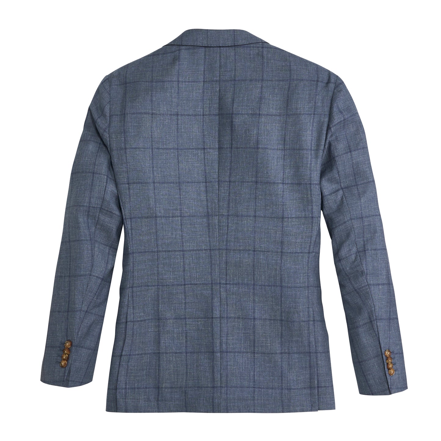 Barberis Captains Windowpane Sport Coat - Captains Blue