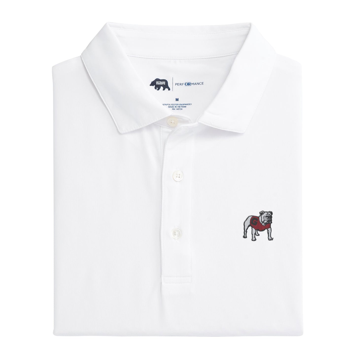 Standing Bulldog Solid Performance Polo