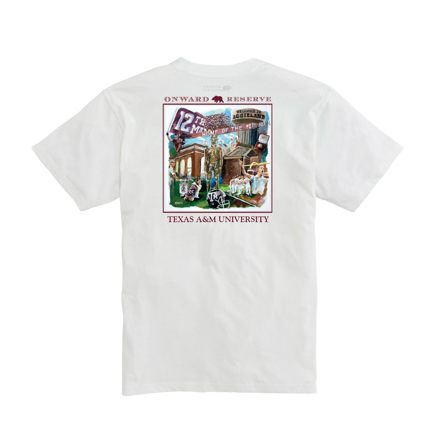 Texas A&M Collage Tee