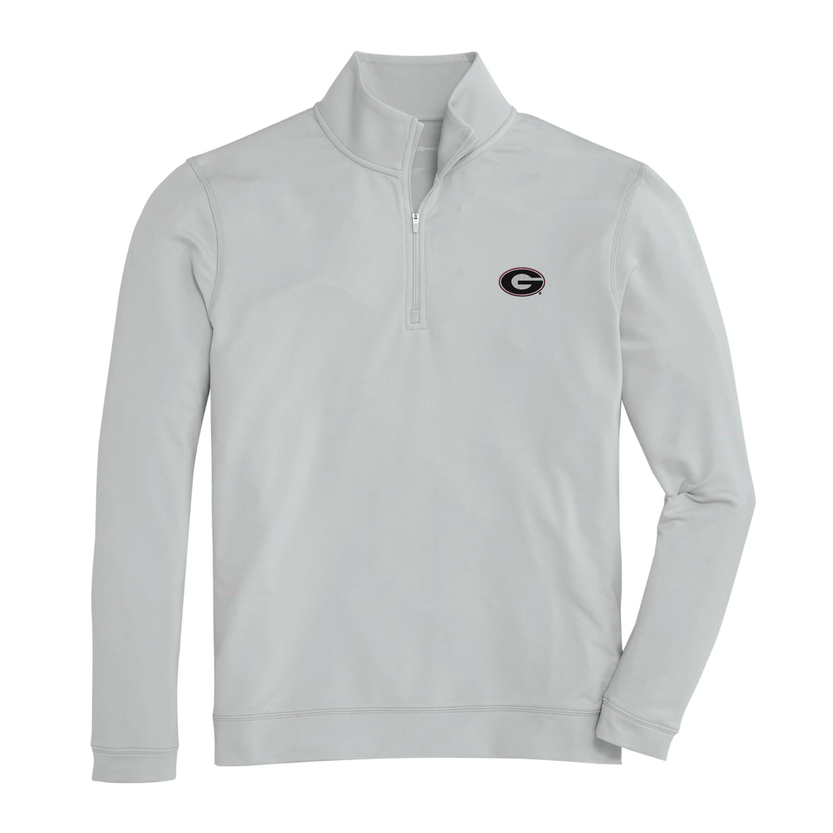 UGA Super G Flow Performance 1/4 Zip Pullover - Mirage Grey