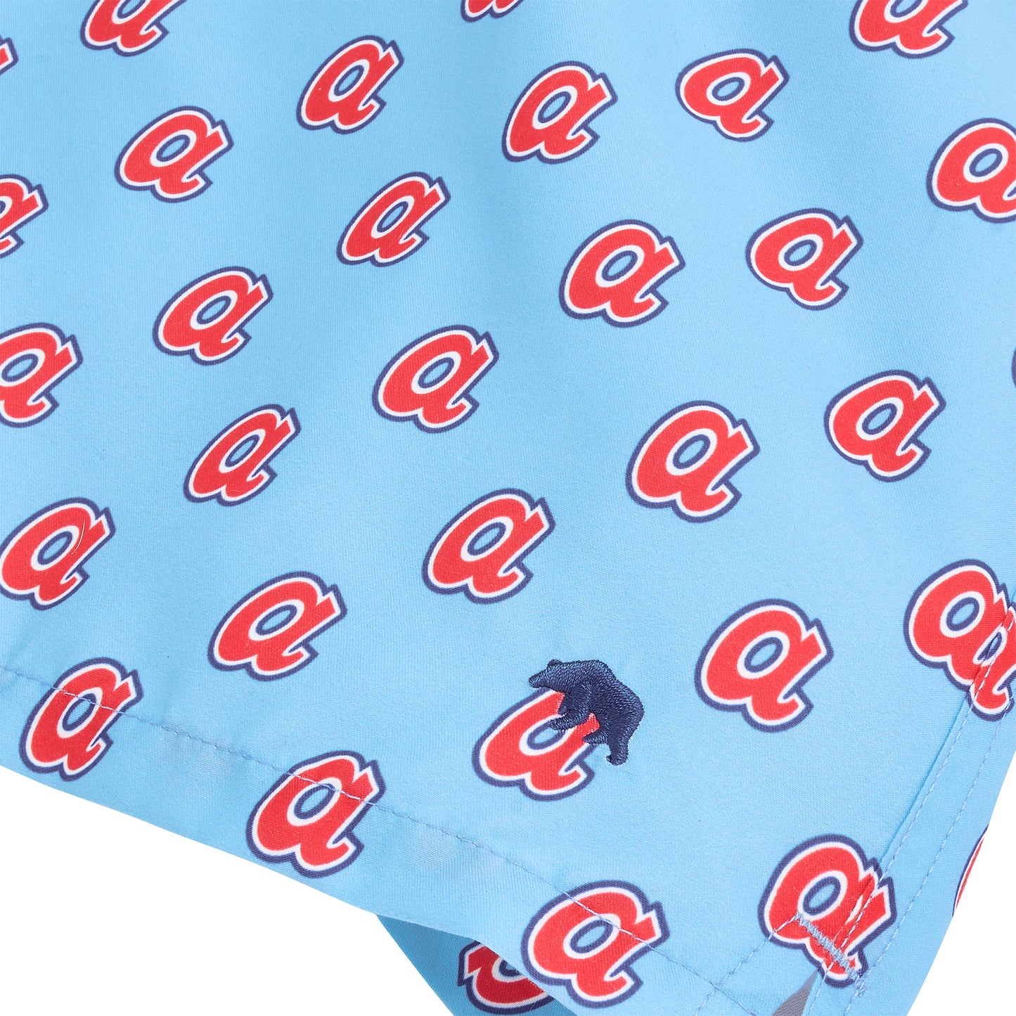 Atlanta Braves Cooperstown Swim Trunk - Sky