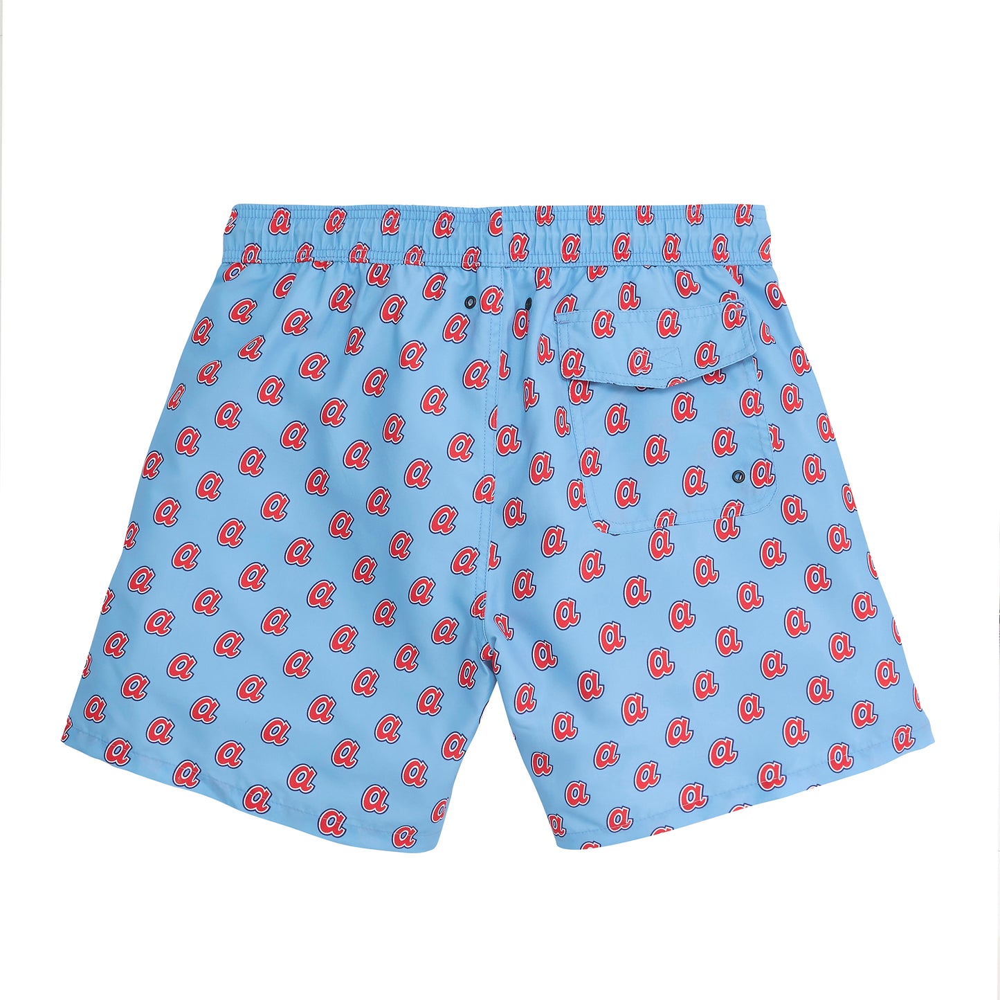 Atlanta Braves Cooperstown Swim Trunk - Sky