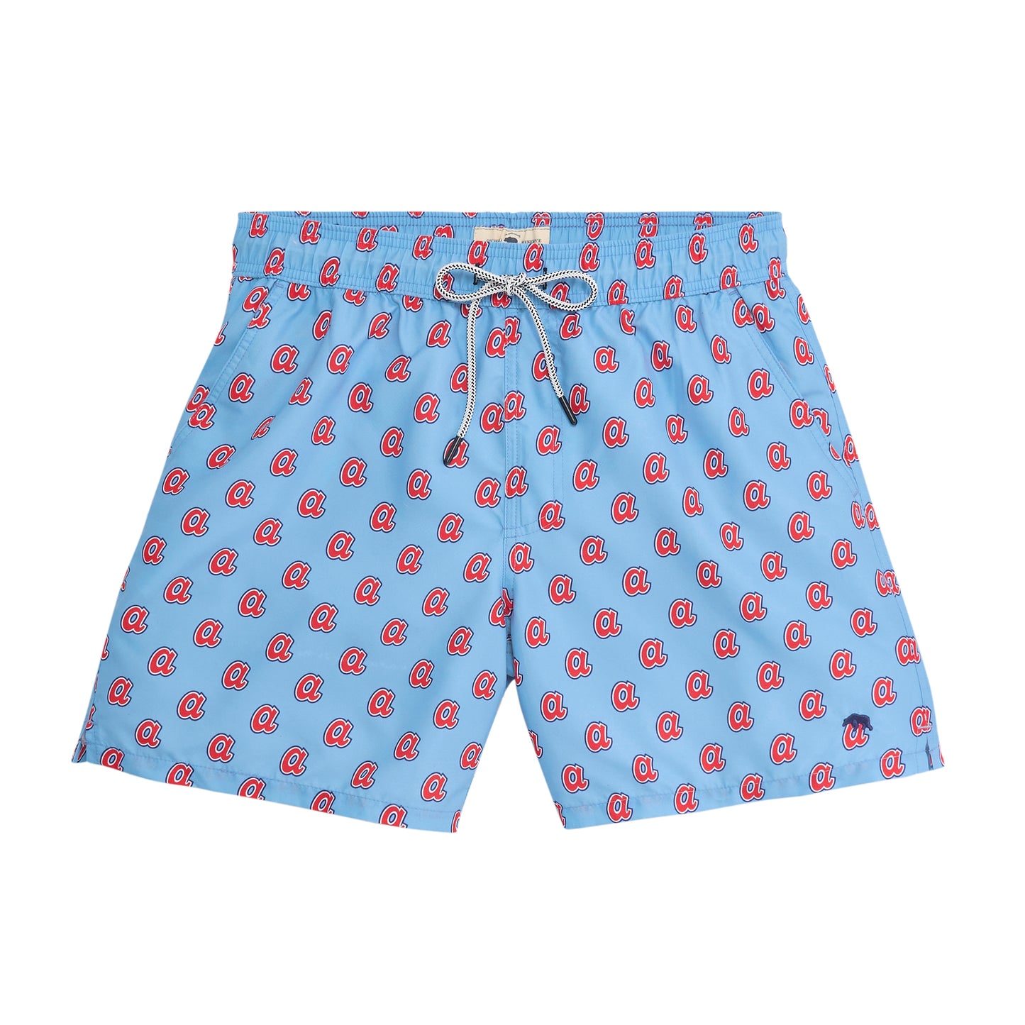 Atlanta Braves Cooperstown Swim Trunk - Sky