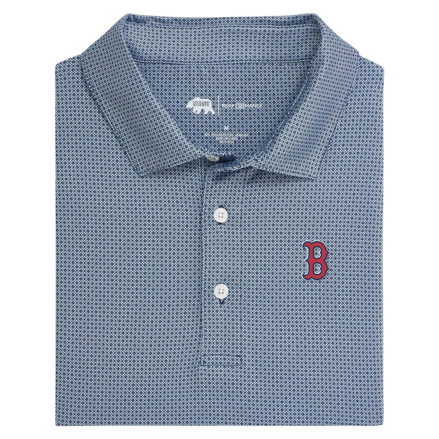 Red Sox B Scope Printed Performance Polo - Naval Academy