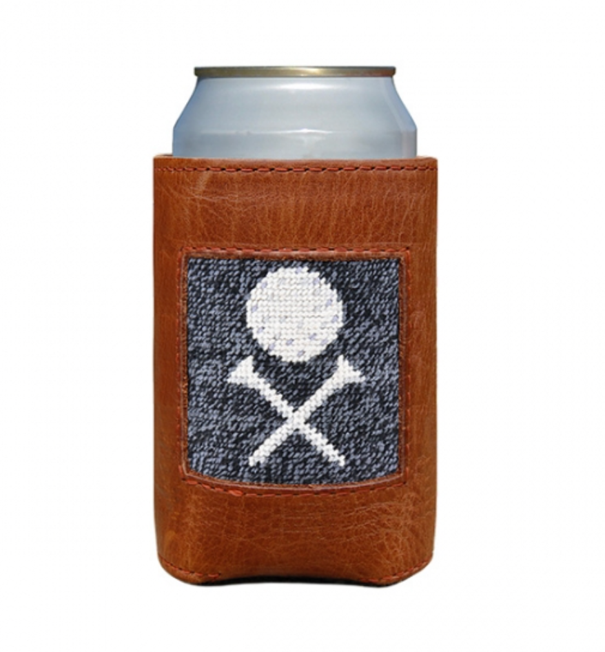 Scratch Golf Needlepoint Can Cooler