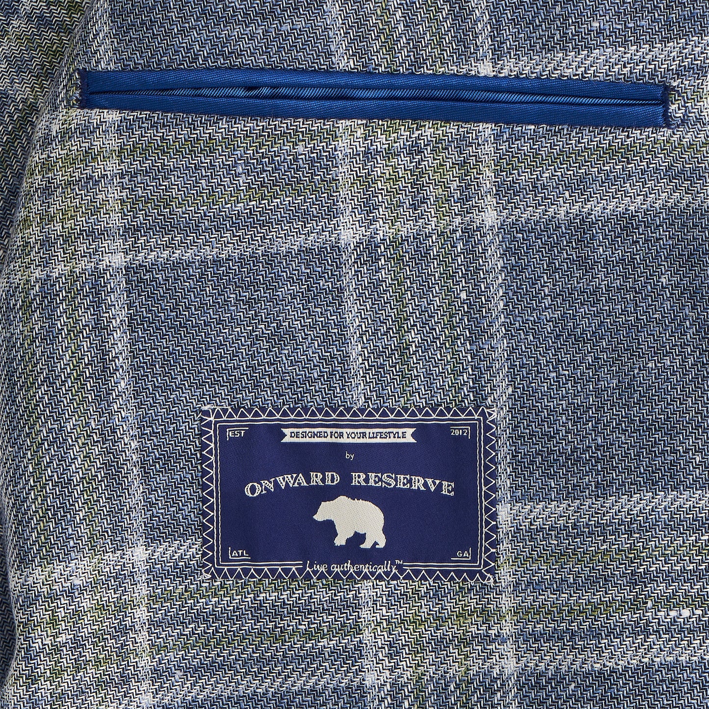 Drago Vintage Indigo/Fairway Plaid Sport Coat