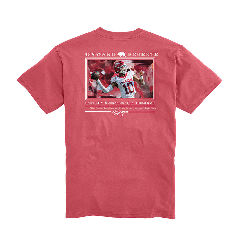 Taylen Green Tee - Washed Red