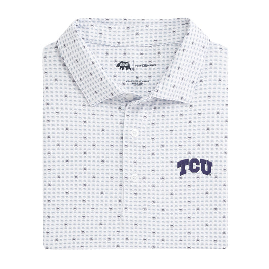 TCU Tour Logo Printed Performance Polo