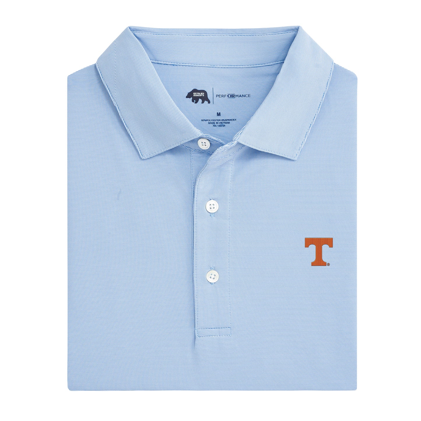 University of Tennessee Hairline Stripe Performance Polo