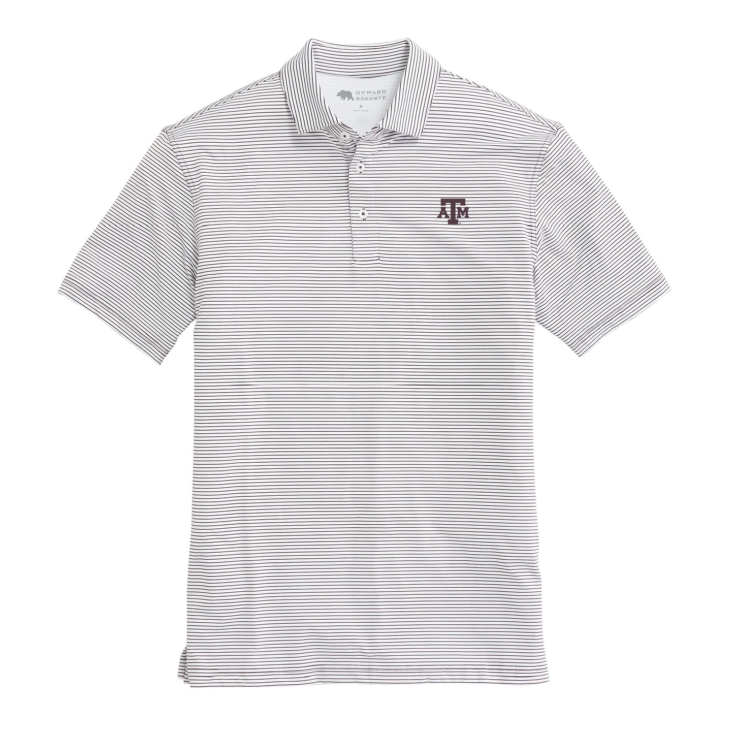 Texas A&M Birdie Stripe Polo