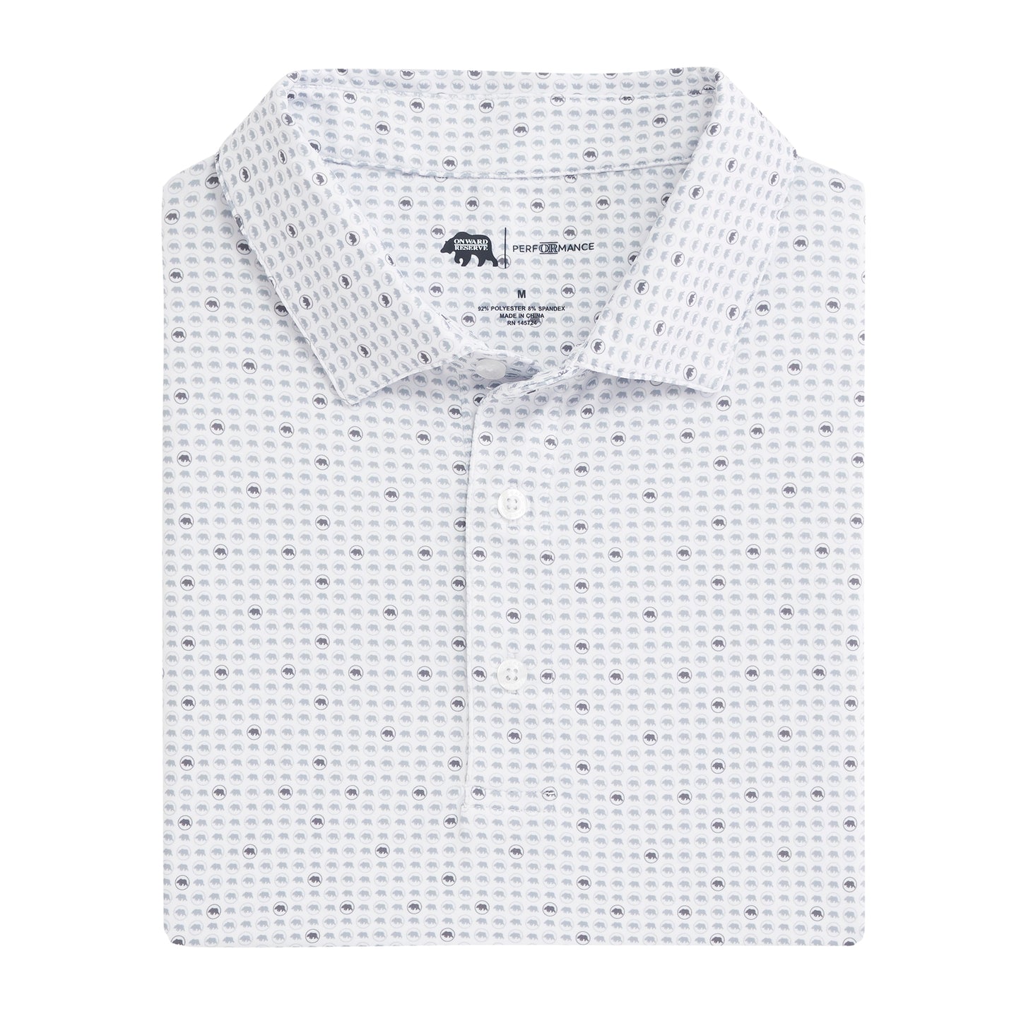Tour Logo Printed Performance Polo