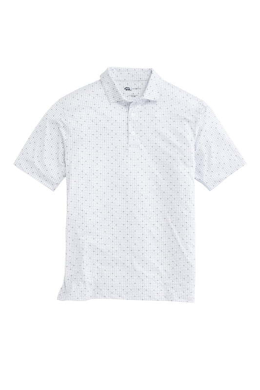 Tour Logo Printed Performance Polo - Gunmetal