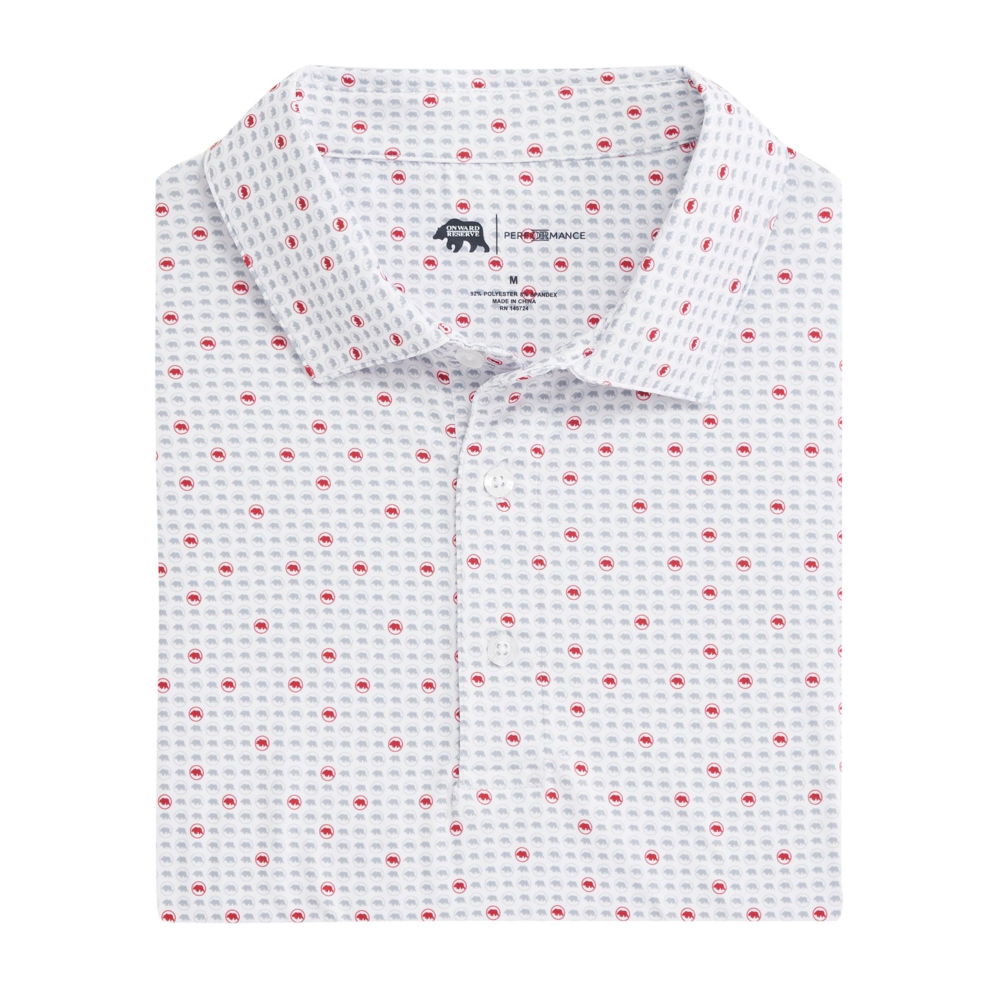 Tour Logo Printed Performance Polo