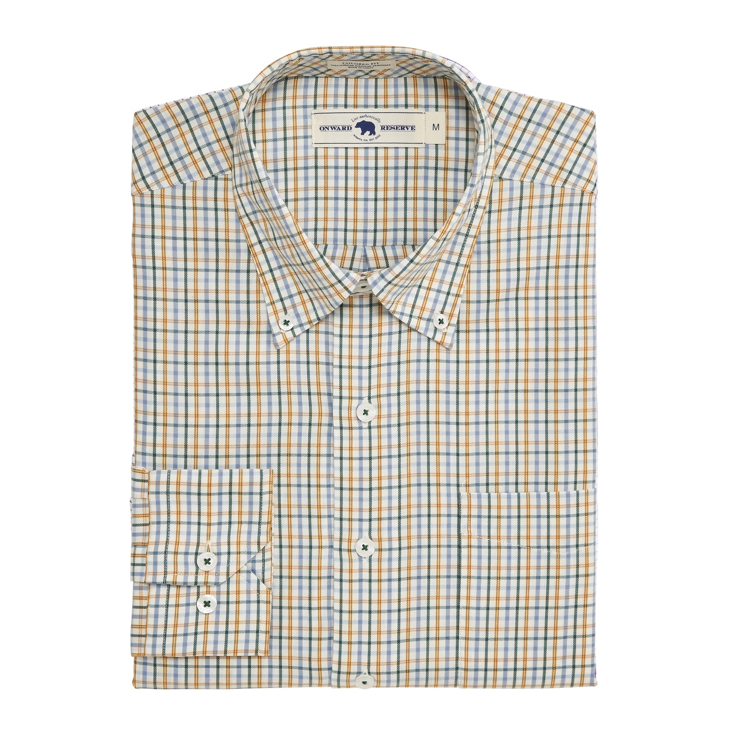 Cypress Tailored Fit Brushed Performance Twill - Buckthorn