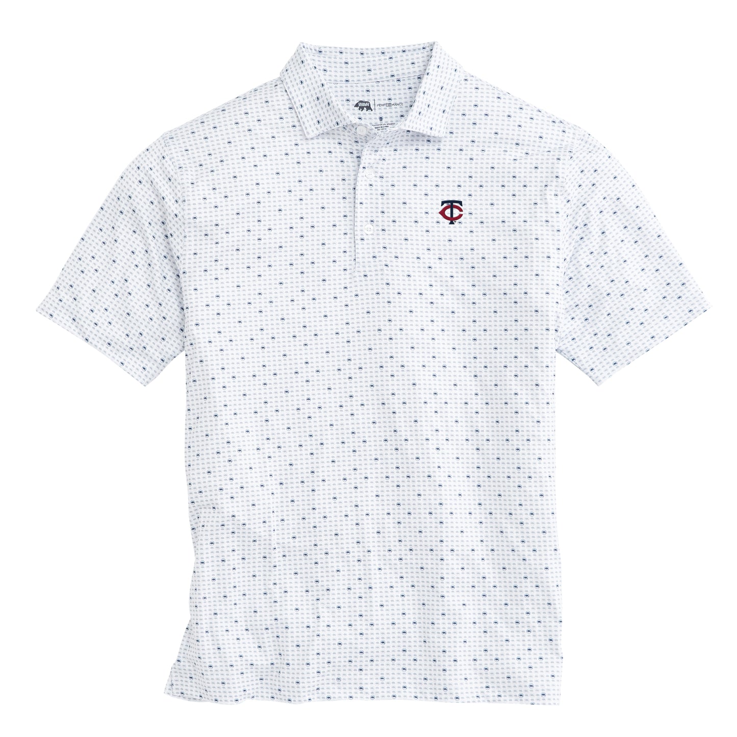 Minnesota Twins Tour Logo Printed Performance Polo