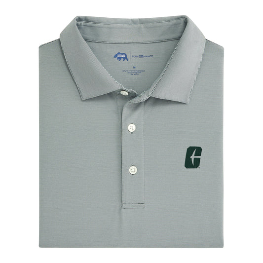 Hairline Stripe UNC Charlotte Performance Polo