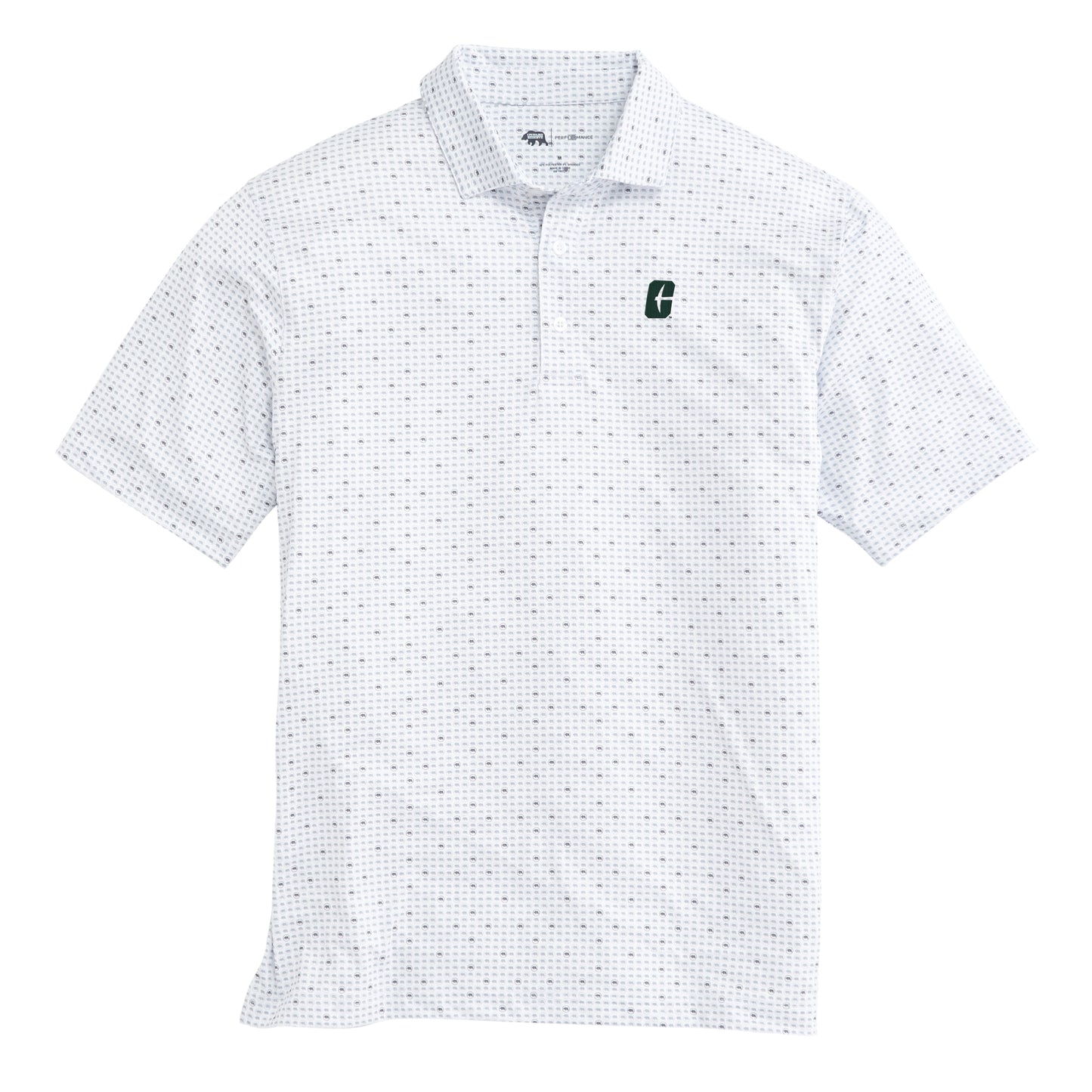 UNC Charlotte Tour Logo Printed Performance Polo