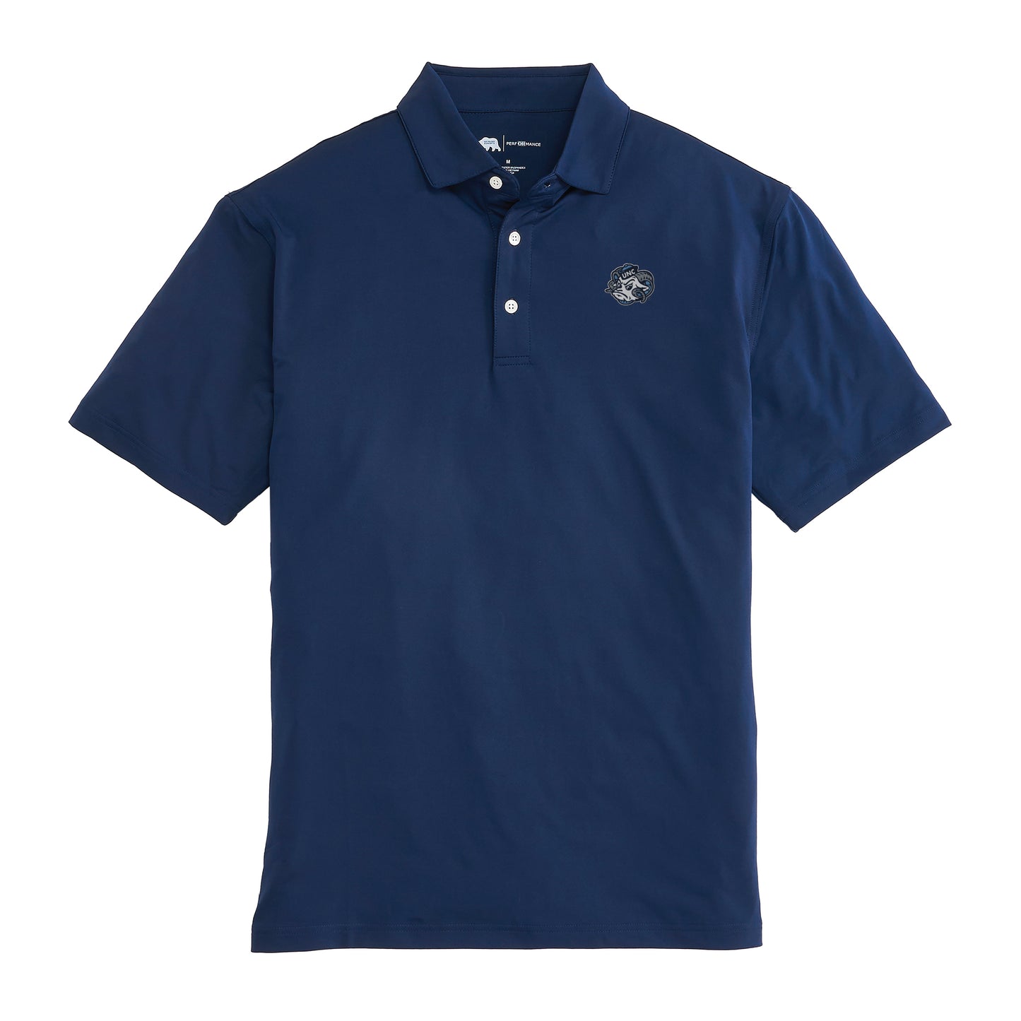 UNC Ram Solid Performance Polo - Classic Navy