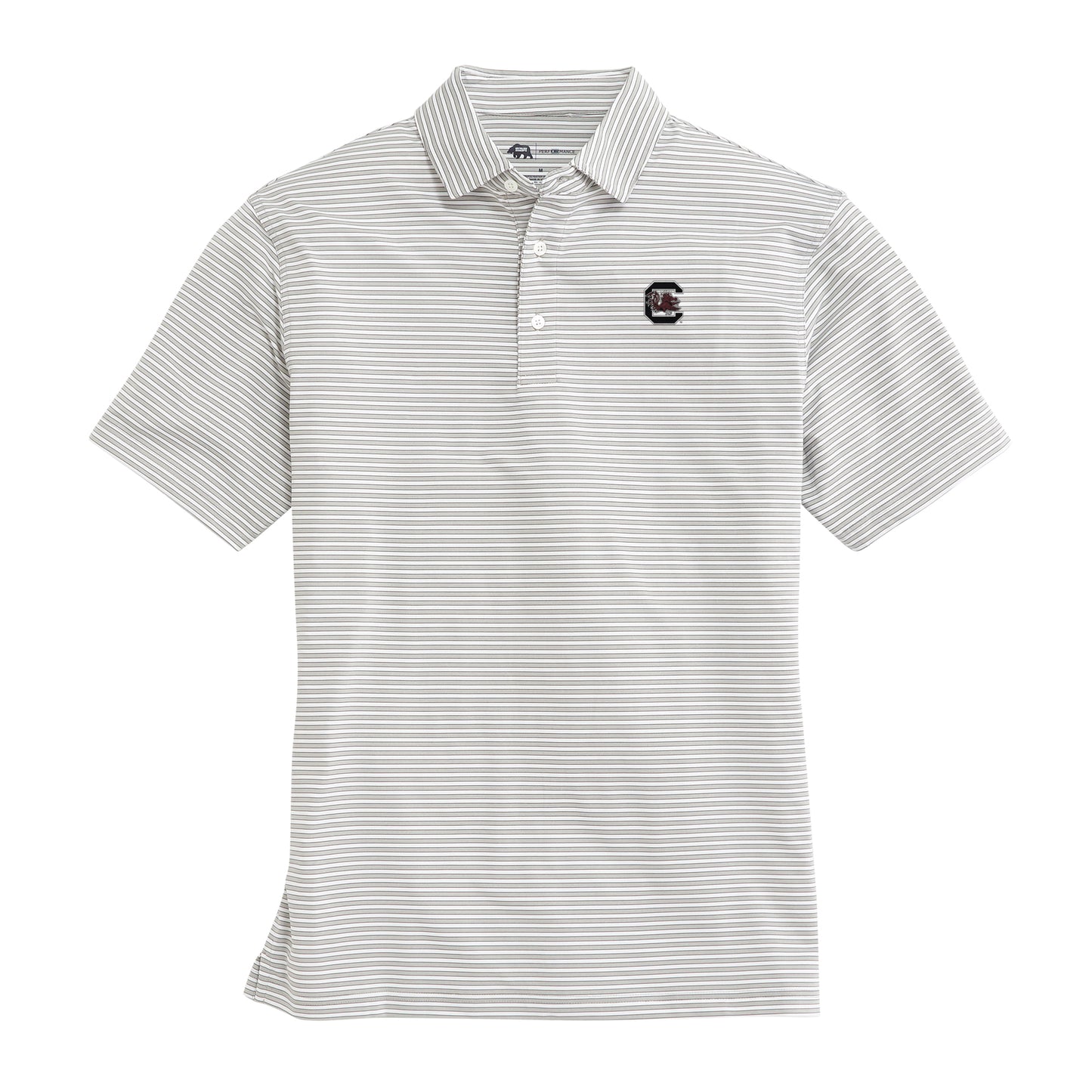 University of South Carolina Mulligan Stripe Performance Polo