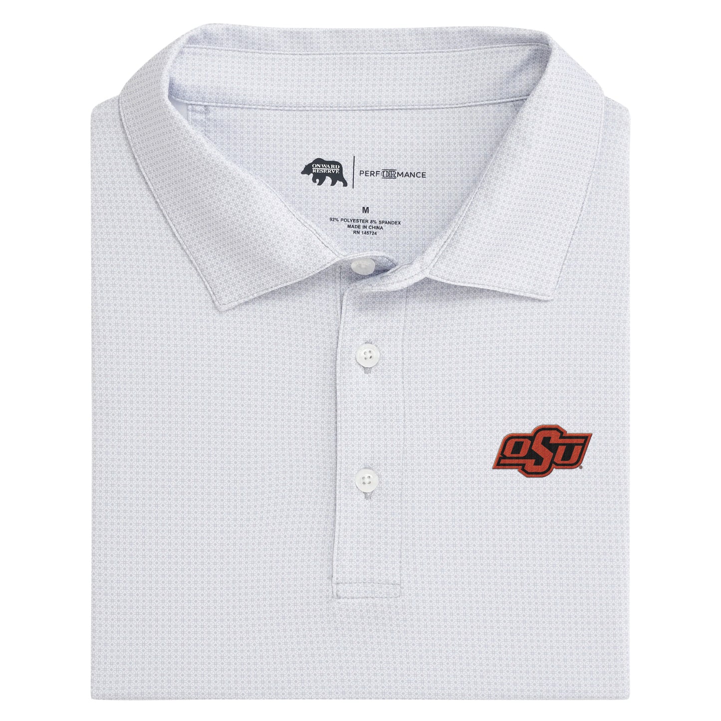 Oklahoma State Range Printed Performance Polo