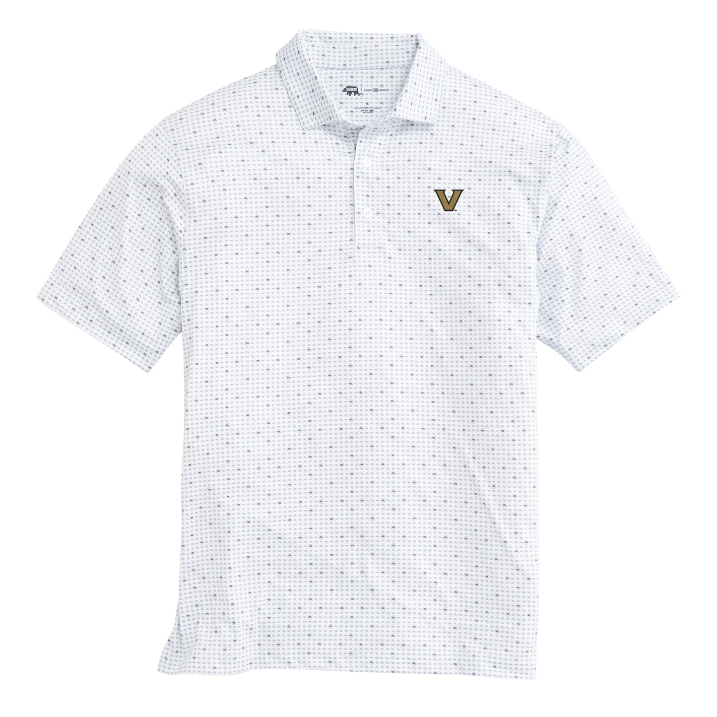 Vanderbilt Tour Logo Printed Performance Polo