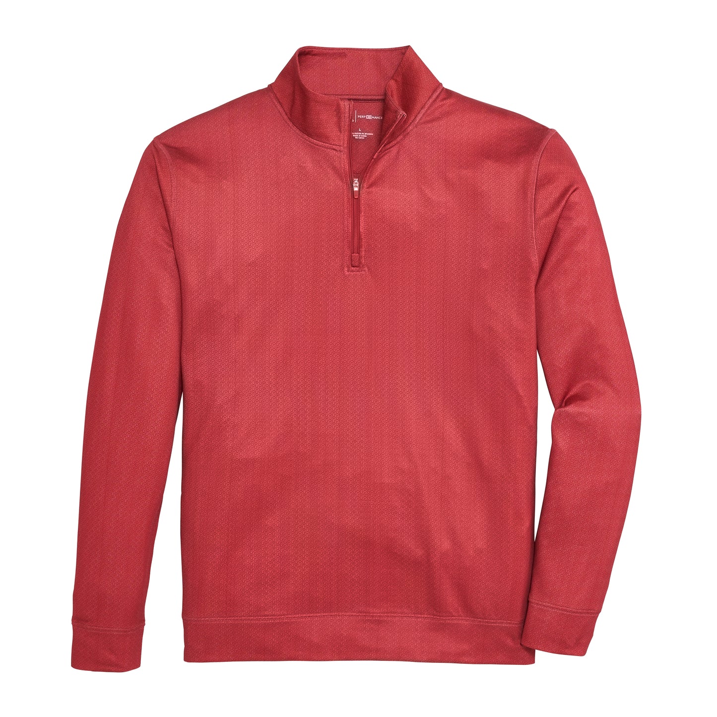 Vintage G Printed Performance 1/4 Zip - Red