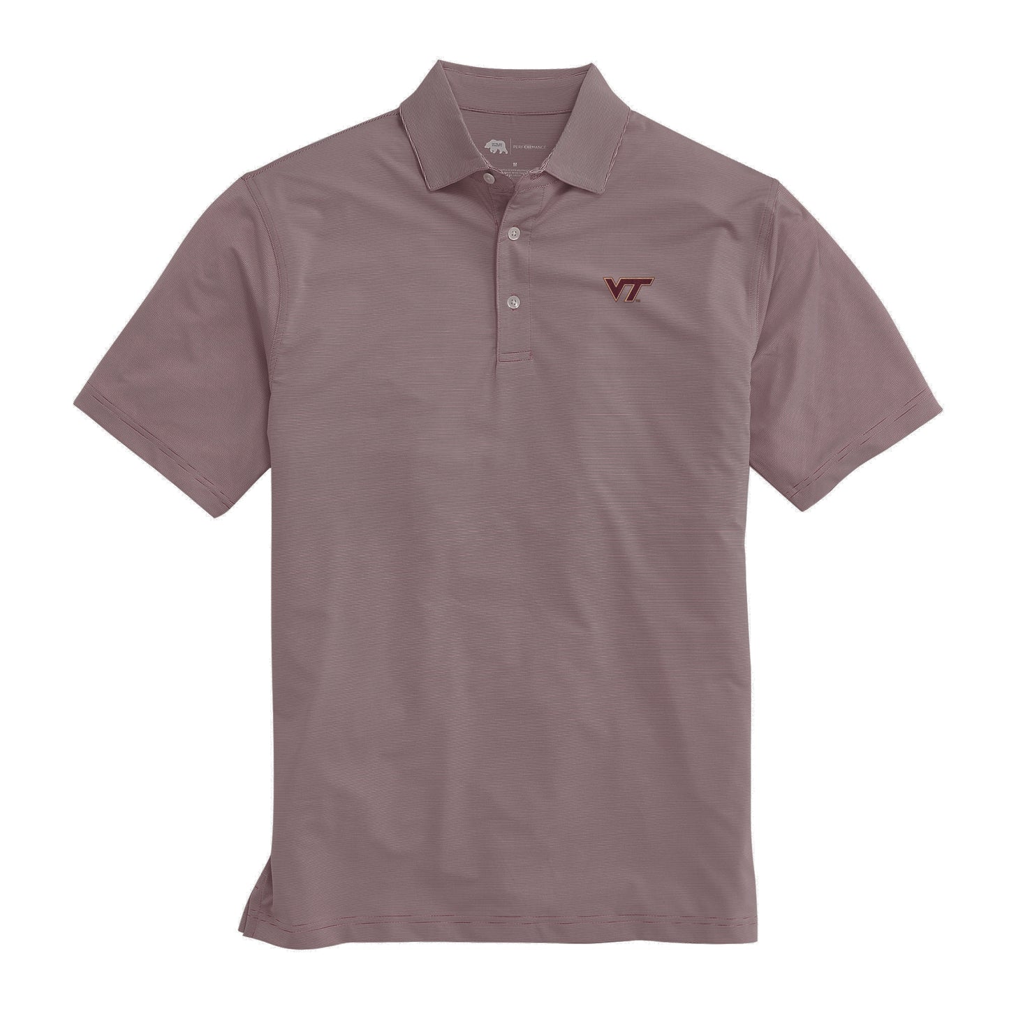 Virginia Tech Hairline Stripe Performance Polo