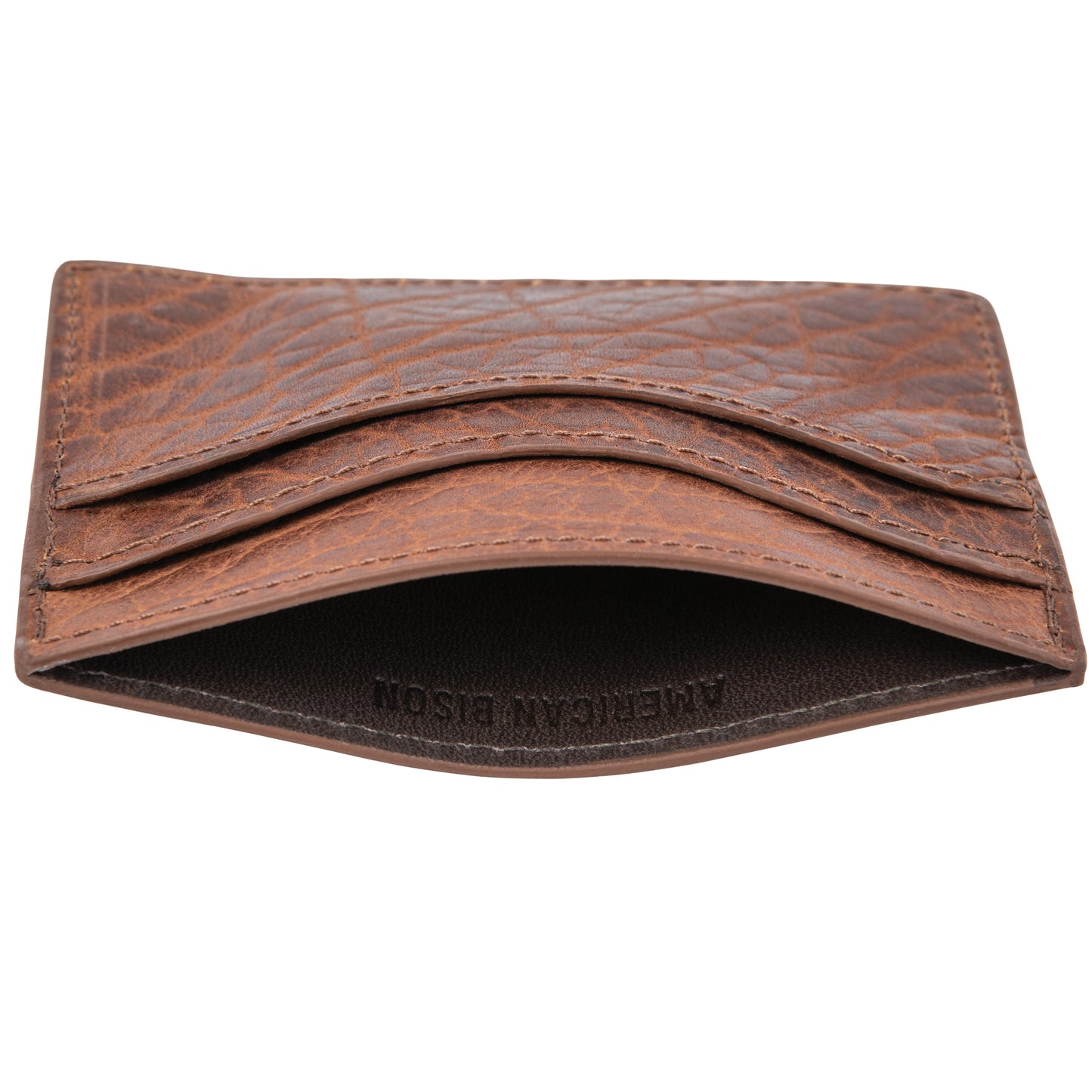 American Bison Flat Card Case