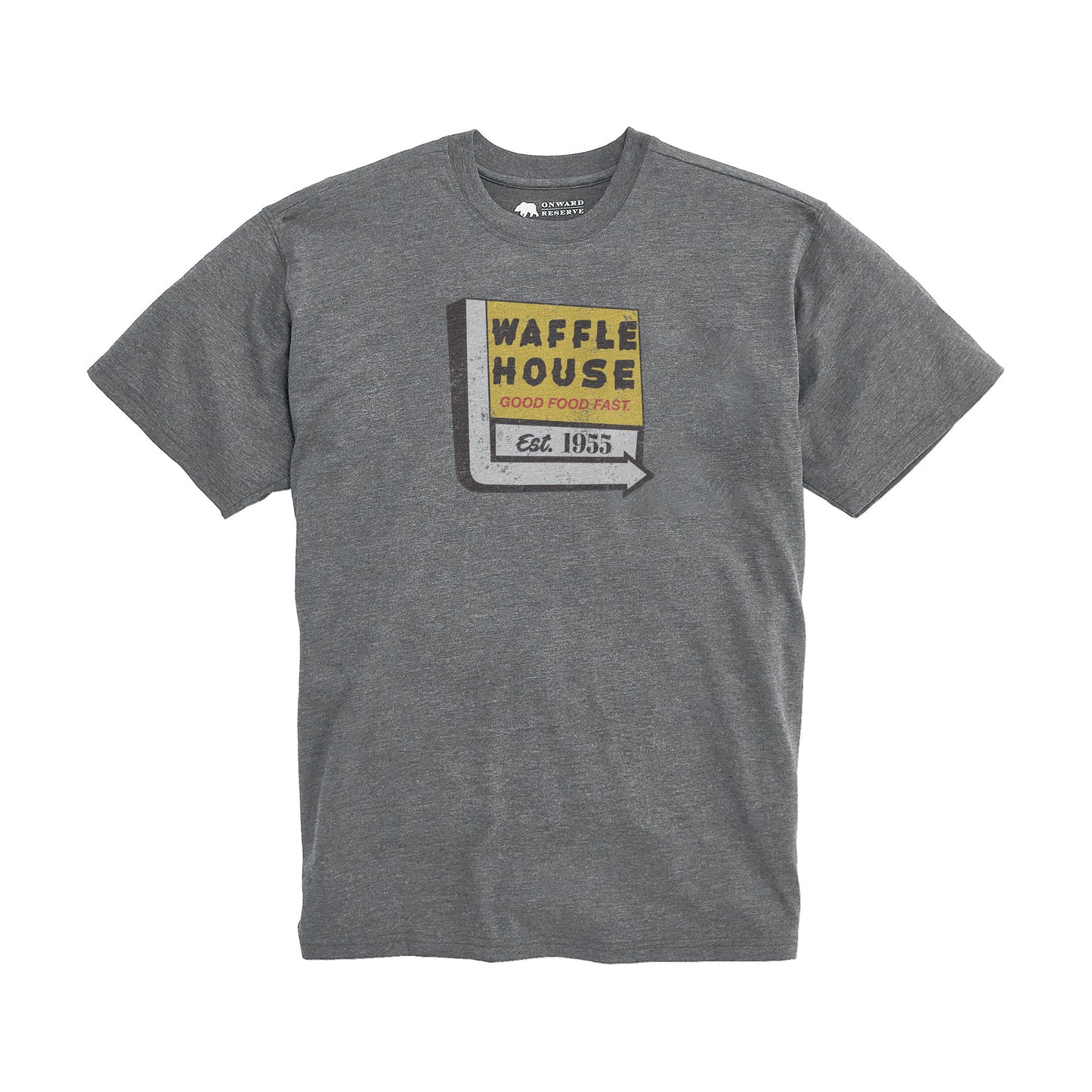 Waffle House Marquee Vintage Wash Tee - Granite