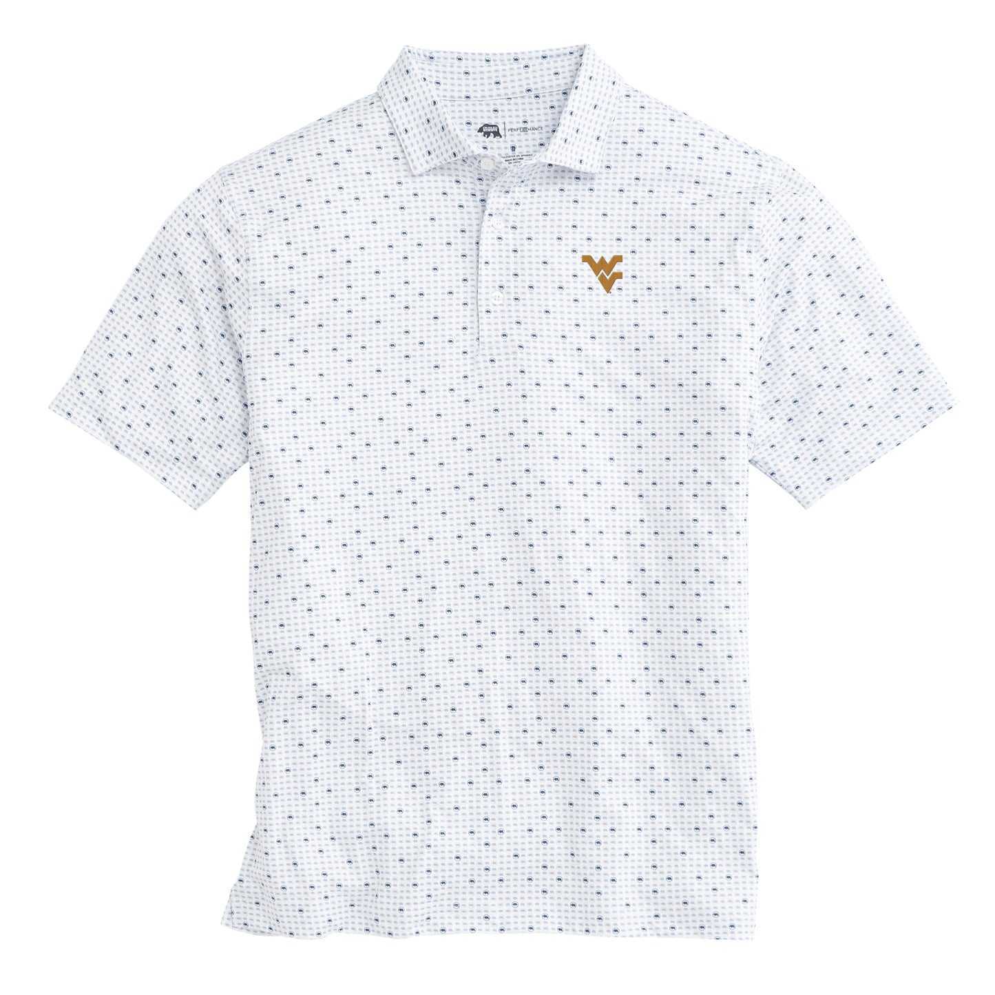 West Virginia Tour Logo Printed Performance Polo