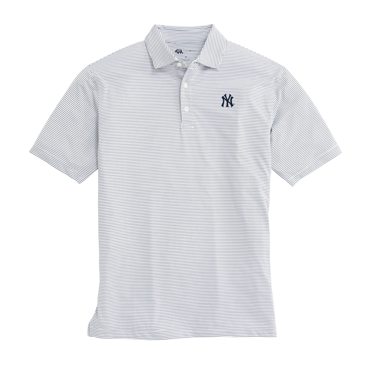 New York Yankees Birdie Stripe Performance Polo