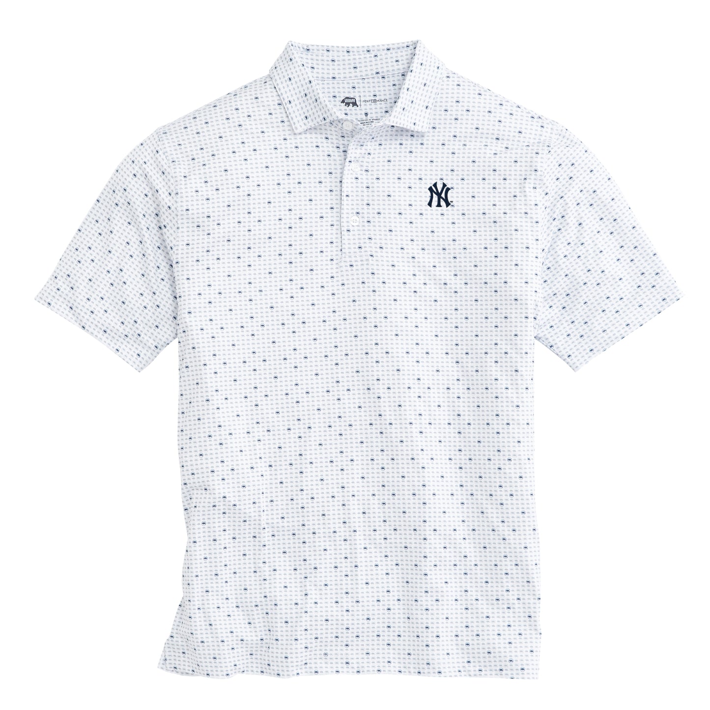 New York Yankees Tour Logo Printed Performance Polo