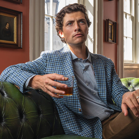 Fratelli Breeze Check Sport Coat - Breeze