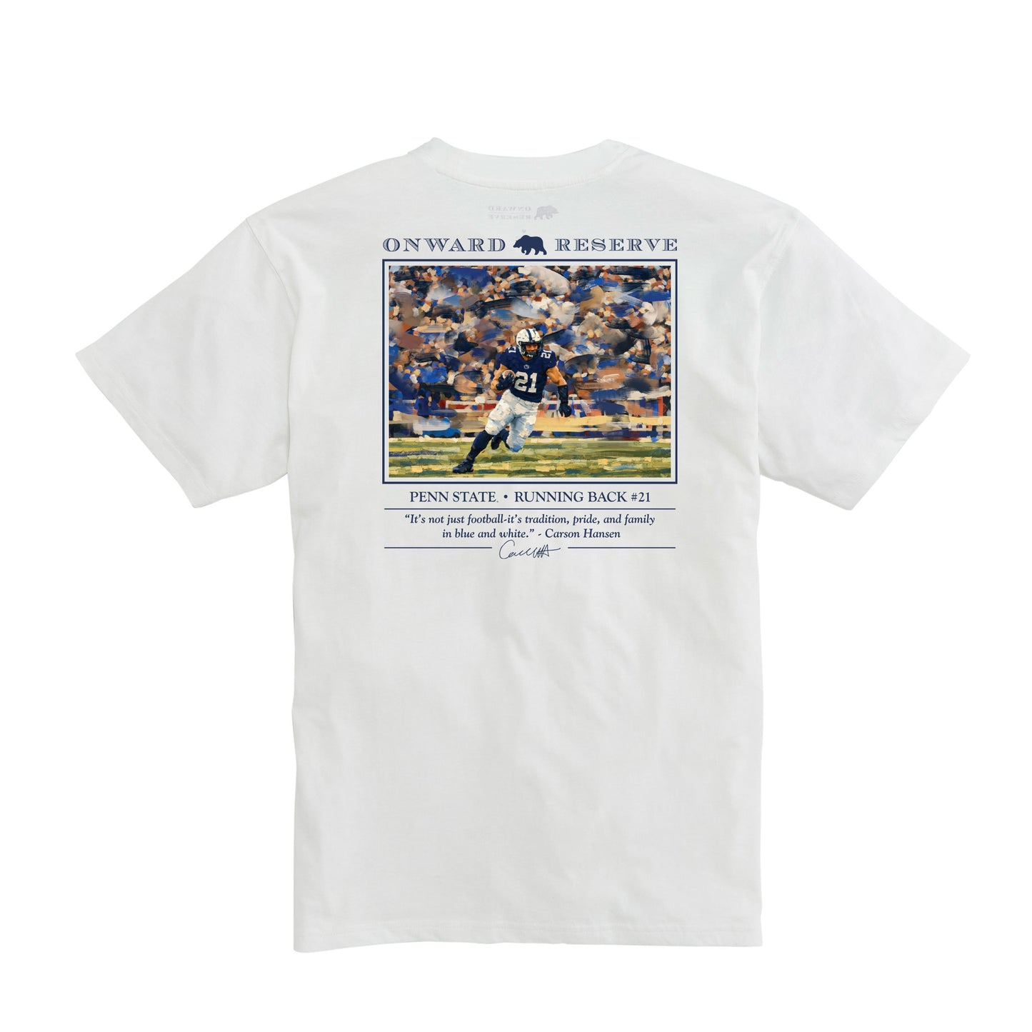 Penn State Carson Hansen Tee - White