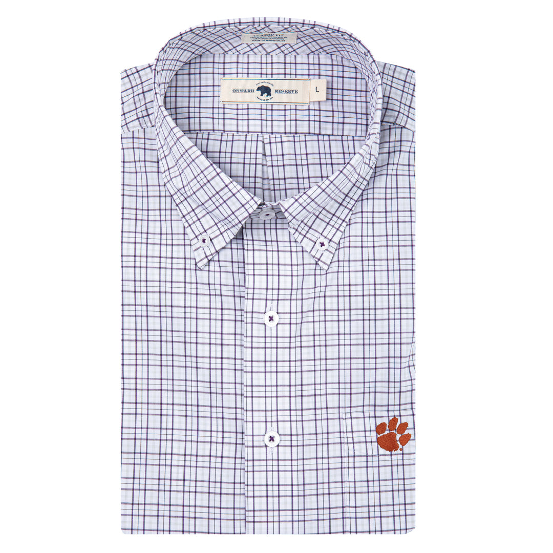 Clemson All Team Tattersall Button Down Shirt