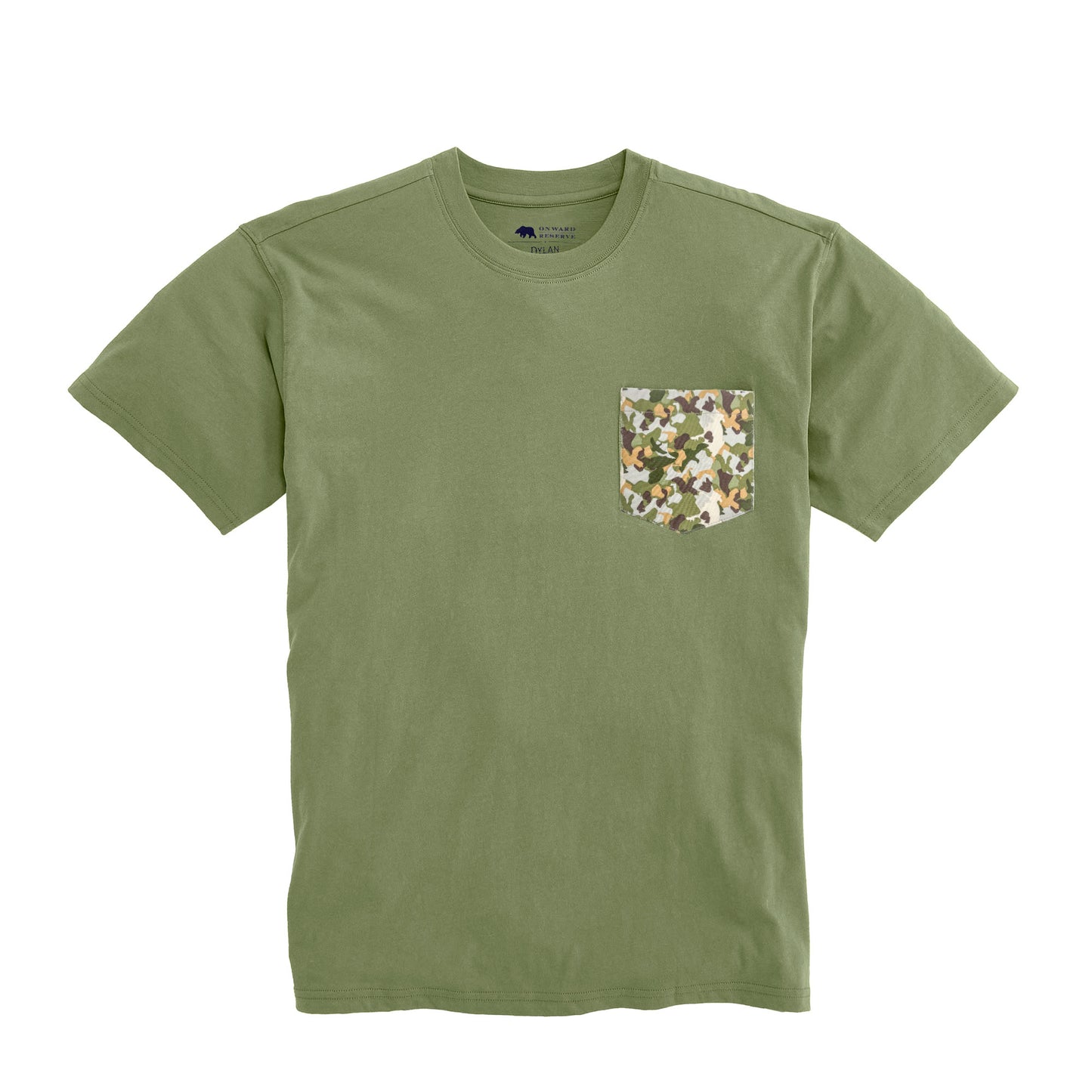 Dylan Marlowe Camo Pocket Tee - Olive